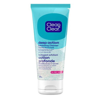 CLEAN&CLEAR DEEP ACTION SCRUB OIL/FR 5OZ