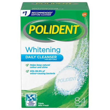 POLIDENT DENTURE CLEANSER TB 30
