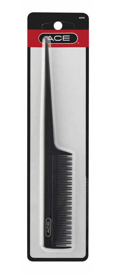 ACE 8.5" Curling & Teasing Comb - Black