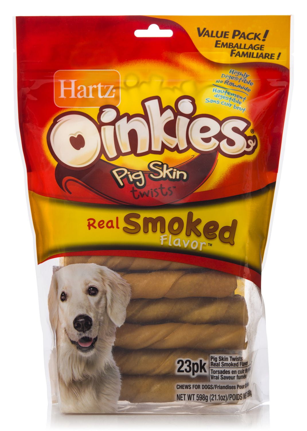 HARTZ OINKIES PIG SKN TWIST 20
