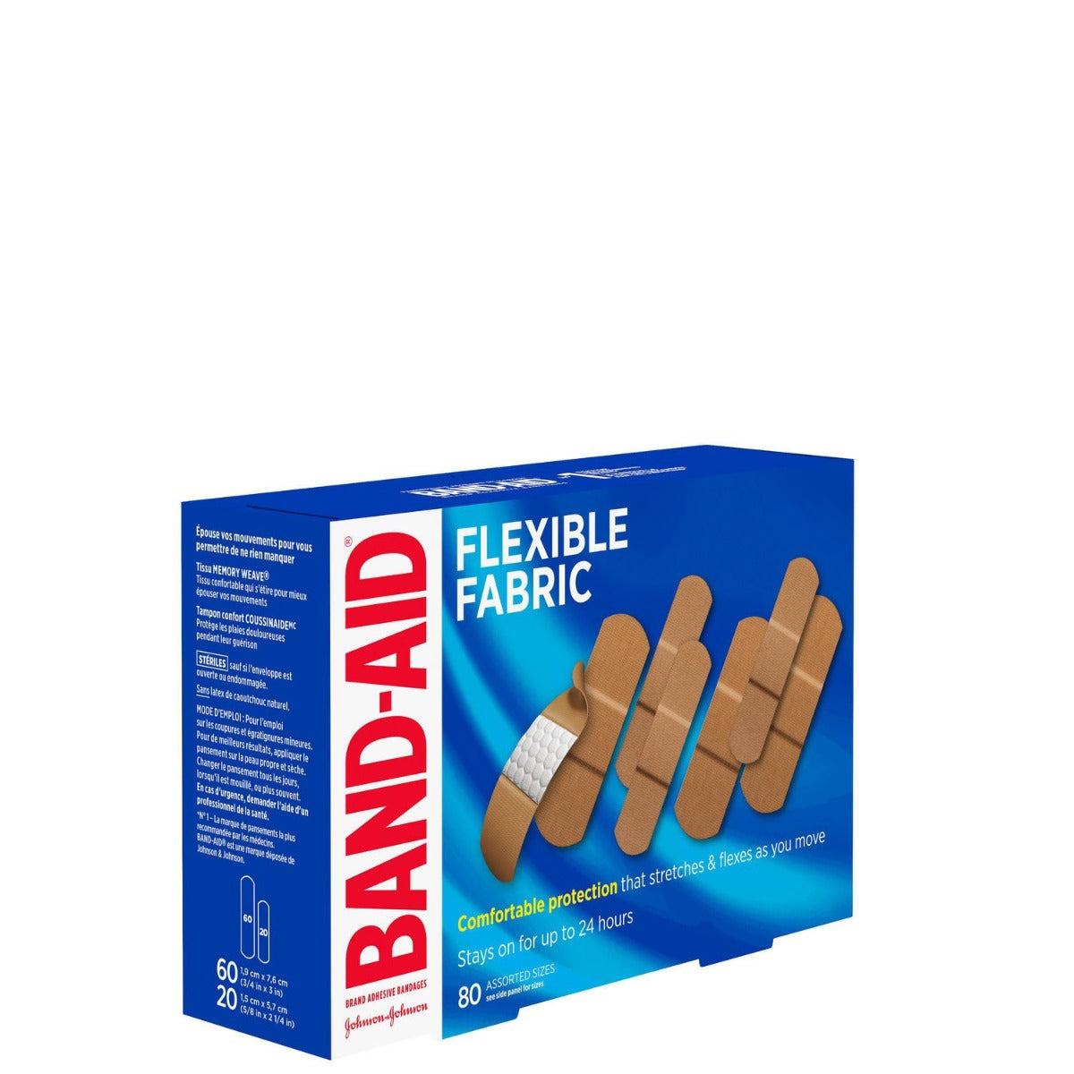 Band-Aid Flexible Fabric 30 Count Assorted Sizes