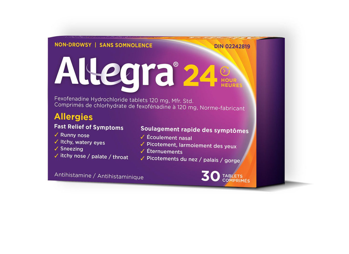 ALLEGRA 12H TB 60MG 24