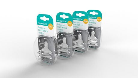 NIPPLES SILICONE MED FLOW 4PK