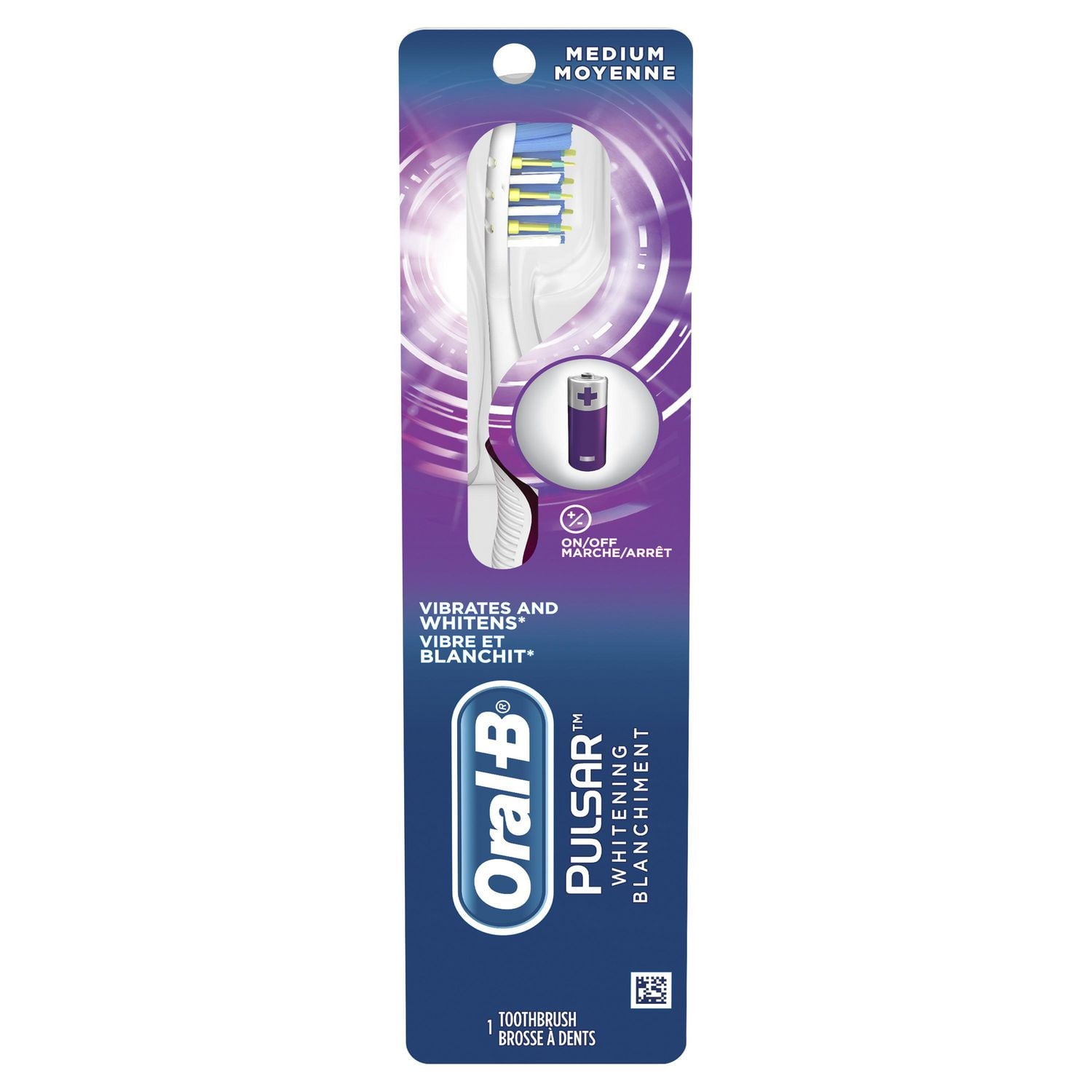 Oral-B Toothbrush Pulsar Medium Battery Powered