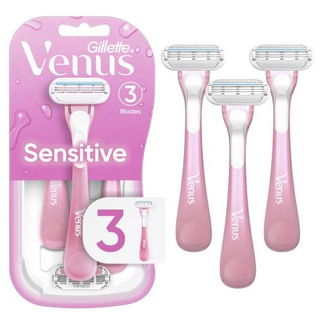 VENUS SIMPLY3 SENSITIVE DSPSBL RAZOR 4CT