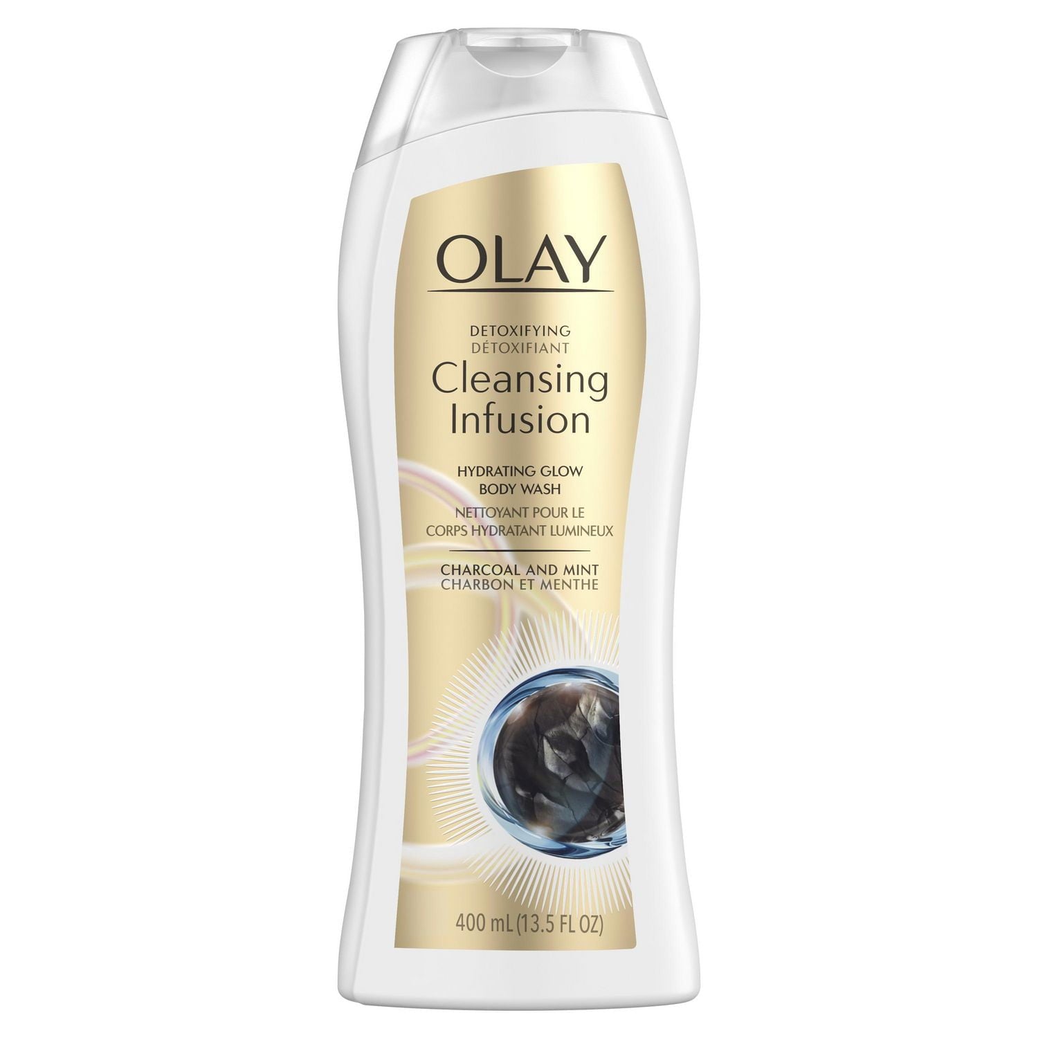OLAY BDYWSH CHARCOAL&MINT   22Z