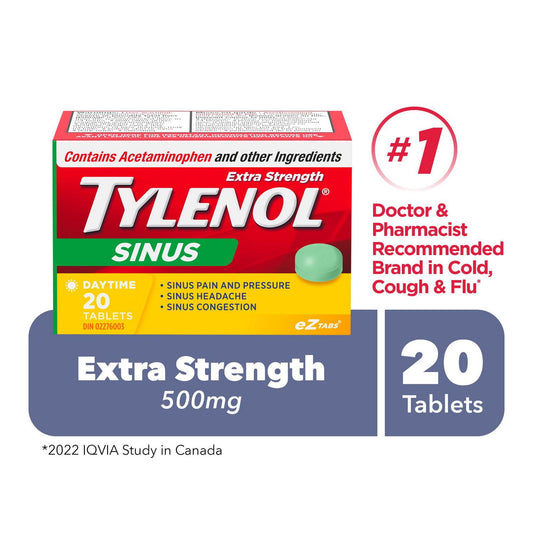 TYLENOL SIN SVR TB 50X2 CPLT