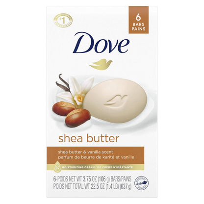 DOVE SHEA BUTTER & VANILLA BAR 2X3.75OZ