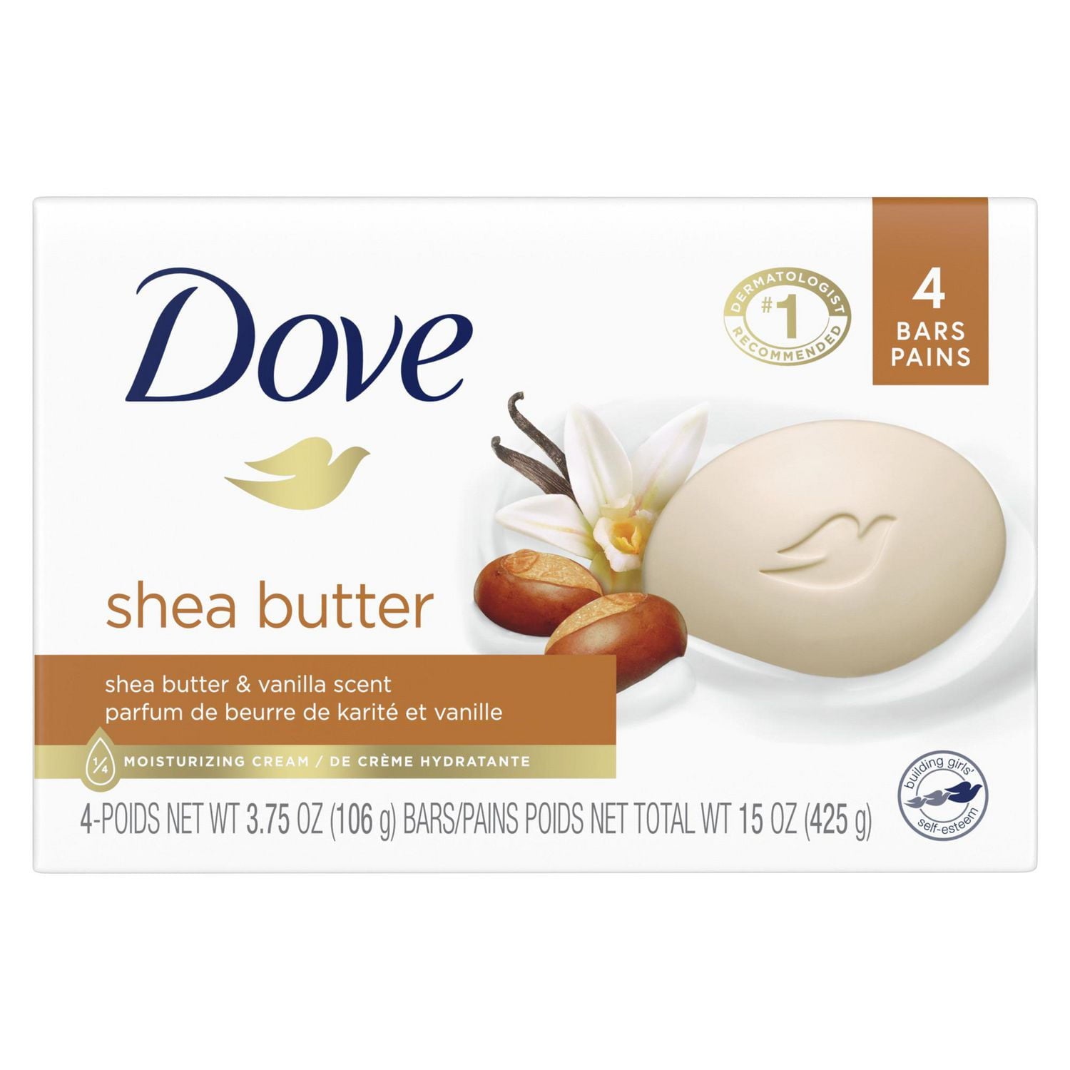 DOVE SHEABUTTER LQ24OZ WVAN/BRNSG