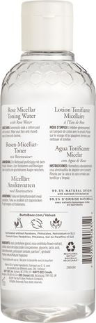 Burt's Bees Micellar Toning Water With Rose Water, 8 oz