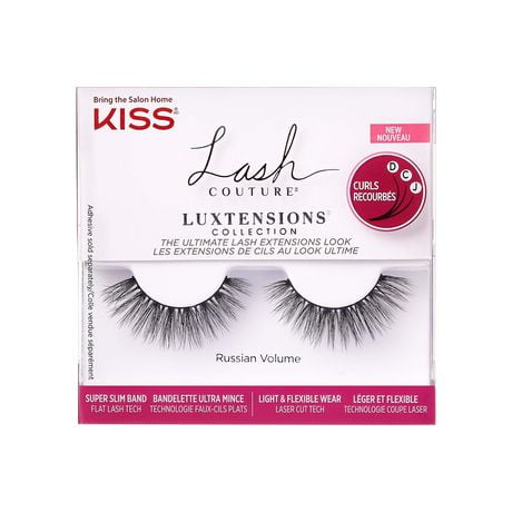 KISS Lash Couture LuXtensions Lash Extension Kit, 40 count