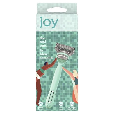 JOY 2UP TEAL RAZOR REFILLS