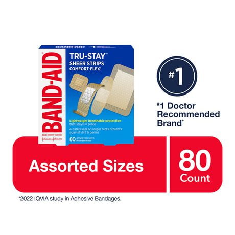 BAND AID COMFORT-FLEX SHEER ONE SZ 40CT