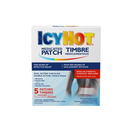 ICY HOT ADVANCED PAIN RELIEF PATCH 5CT