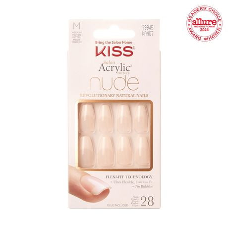 KISS Rumor Mill Salon Acrylic French Nails