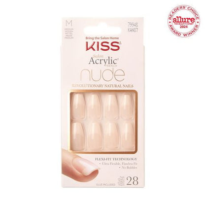 KISS Rumor Mill Salon Acrylic French Nails