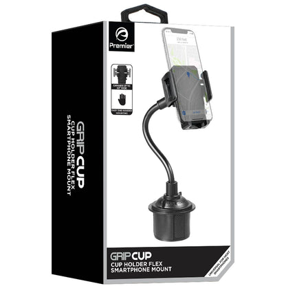 InvenTel Universal Cup Holder Phone Mount - Black