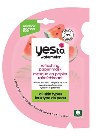 YES TO CHARCOAL PAPER MASK 1CT