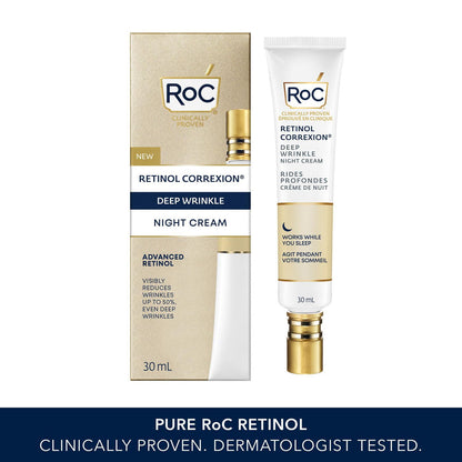 ROC RETINOL DEEP WRINK NITE CREAM 1.01OZ