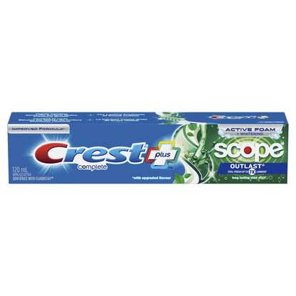 Crest Toothpaste 5.4oz Plus Scope Outlast + Whitening