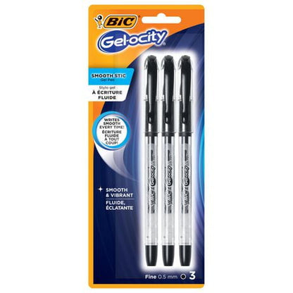 BiC Gel-ocity Stic Gel Pen - Assorted, 4 pack