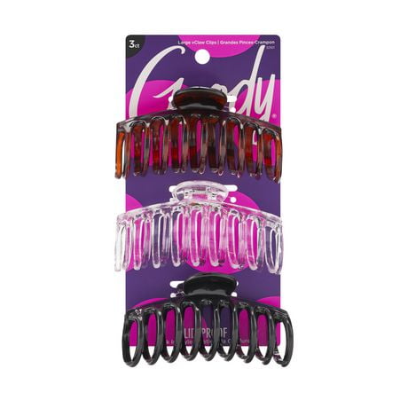 Goody Classics Medium Spiral Claw Clip, 3 CT