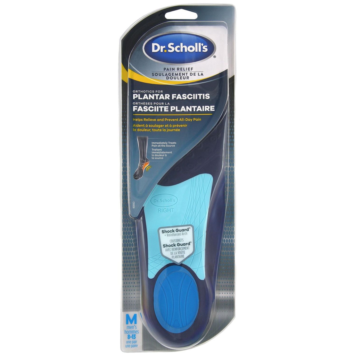 DR SCHOLLS ORTHTC PLNTR FASC WMN INS 1PR