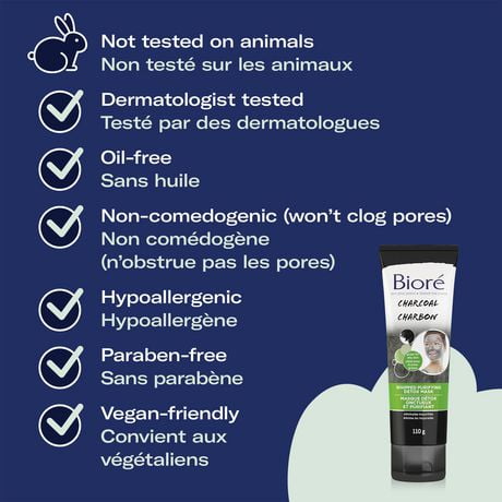 BIORE CHARCOAL PURIFY MASK   4Z