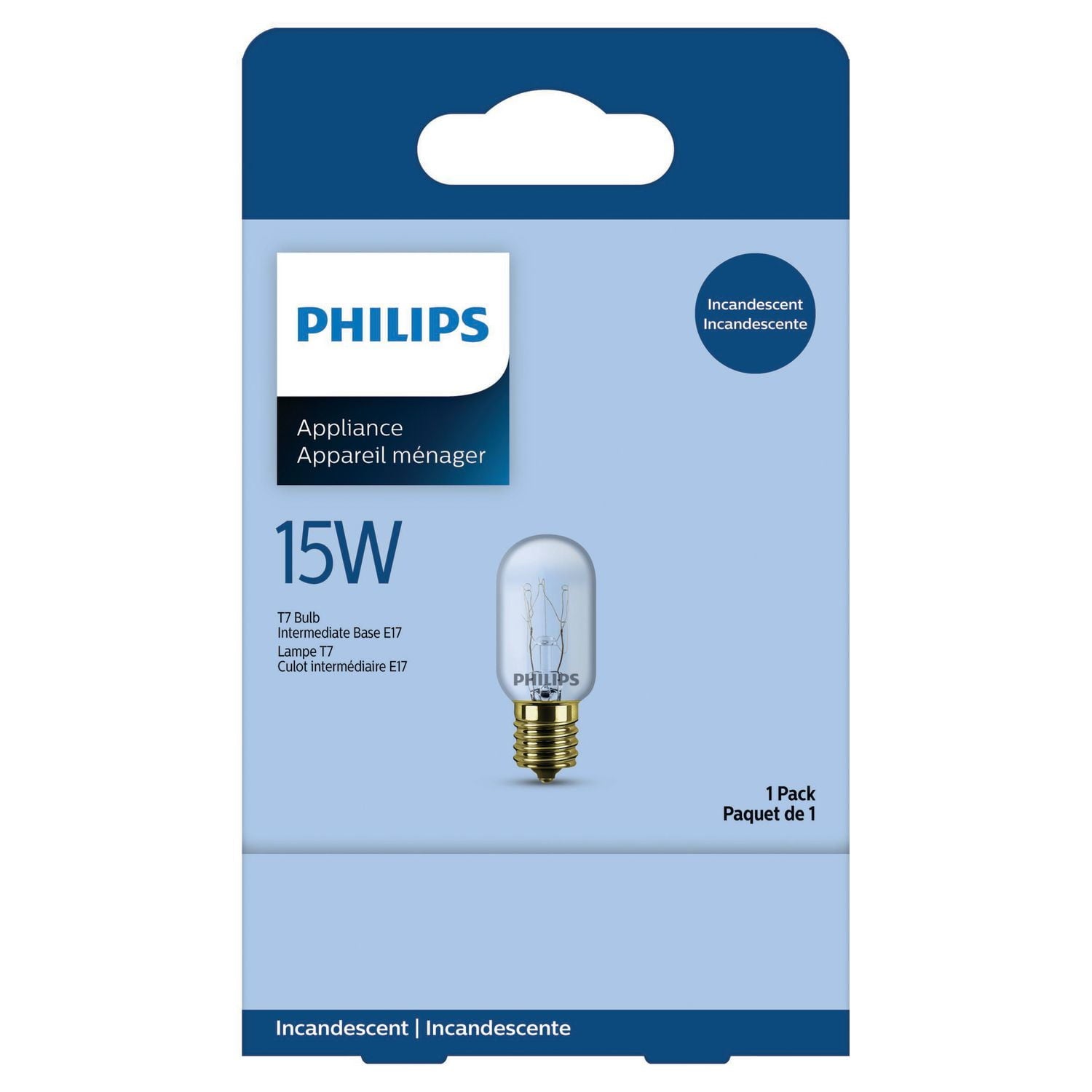 GE 15W Appliance T7 Intermediate Base Light Bulb