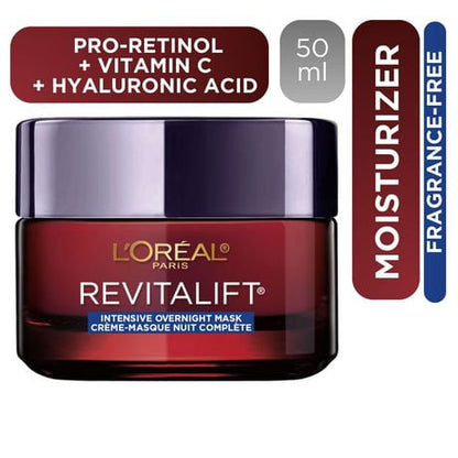 L'ORÉAL PARIS Revitalift Triple Power Intensive Anti-Aging Night Face Mask, 1.7 oz.