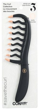 CONAIR Curl Collective 3 Curly Hair Comb