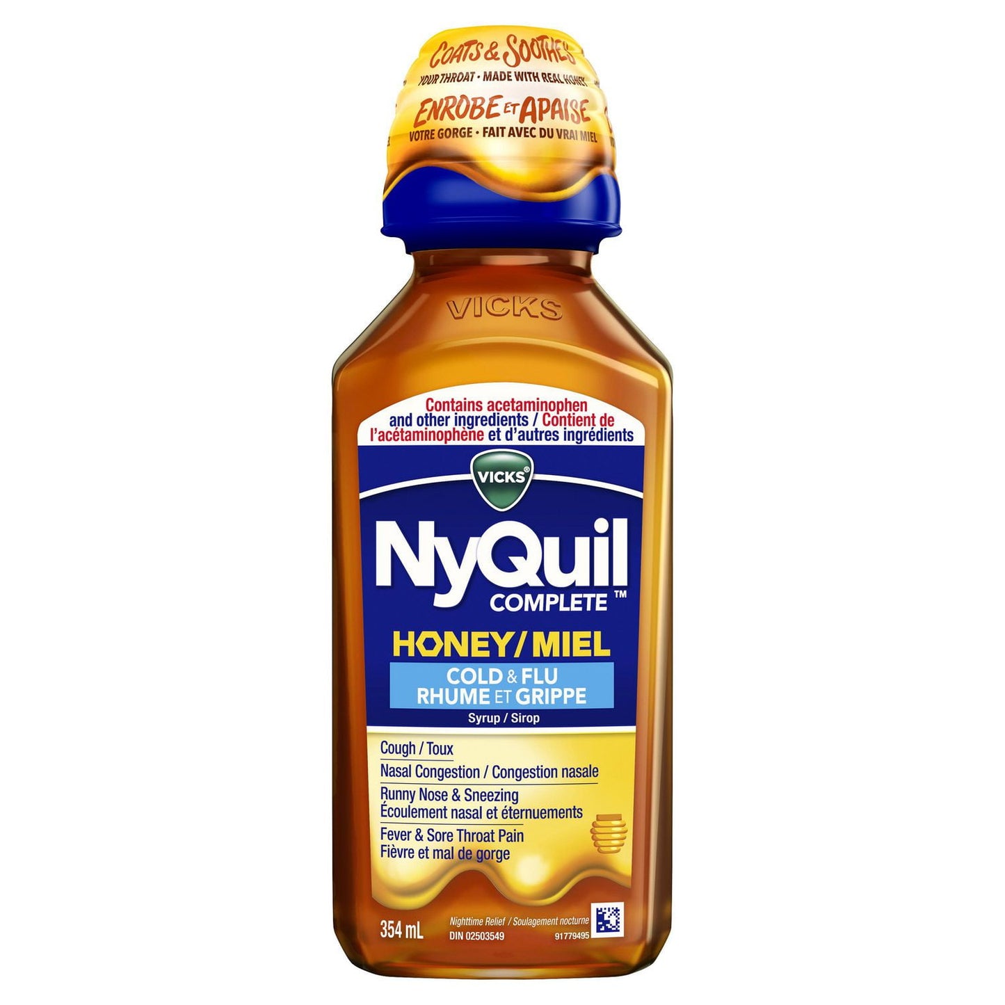 NYQUIL SVR C/F LQ 236ML HNY