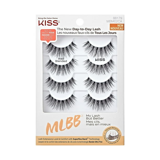KISS My Lash but Better 4-Pair Multipack - Well Blended