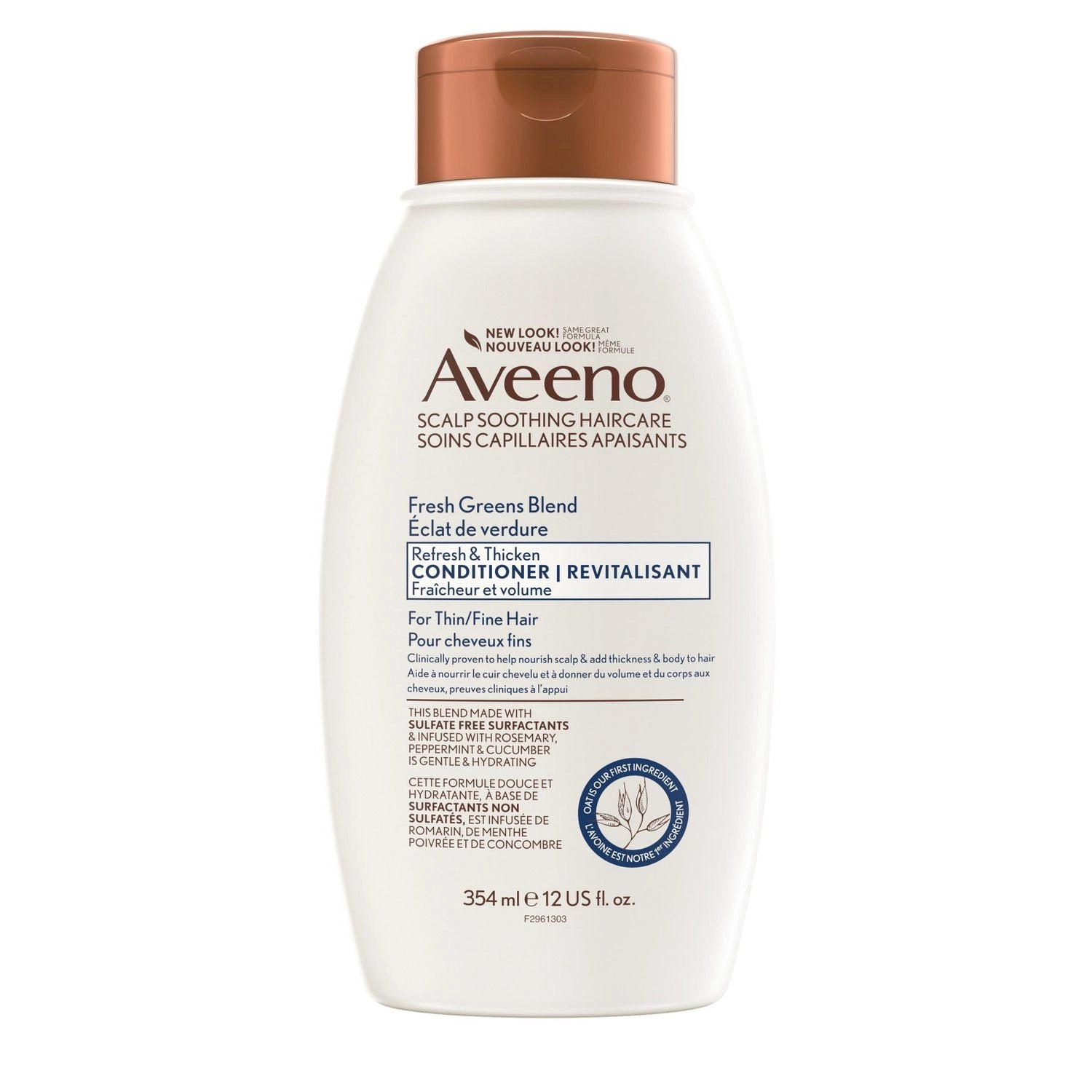 Aveeno Conditioner Fresh Greens Blend Thicken 12oz