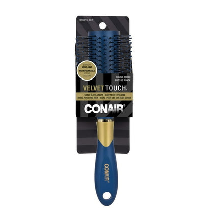 CONAIR Velvet Touch Style & Volumize Large Round Brush - Assorted