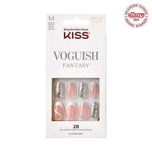KISS Voguish Fantasy Press On Nails - Disco Ball