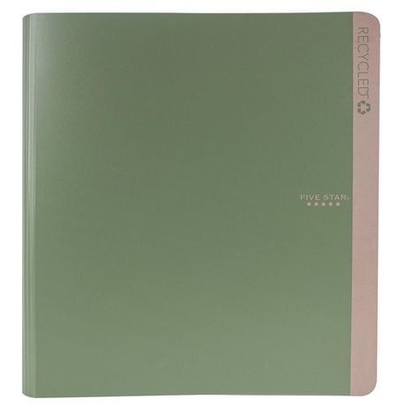 Five Star 1" D-Ring Binder - Recycled, Assorted