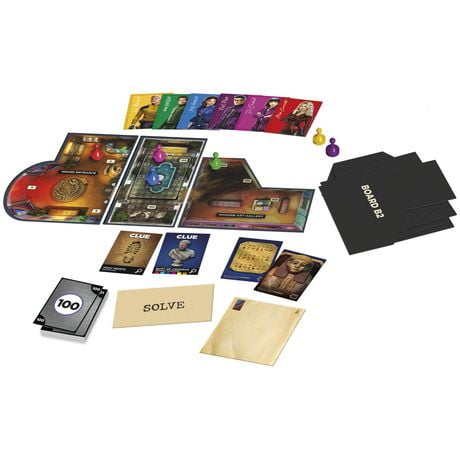 Hasbro Gaming Clue Escape & Solve Mystery Board Game - Robbery at The Museum
