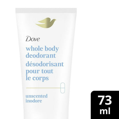 DOVE WHOLE BODY CR2.5OZ UNSCENTED