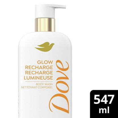 DOVE BODY WASH EXFOL GLOW 18.5Z