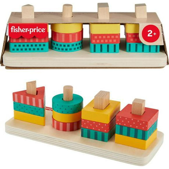 Fisher-Price Wooden Stack & Sort Animals