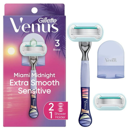 GILLETTE VENUS W/ 2 BLADE METAL RAZR 1CT
