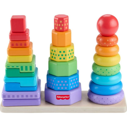 Fisher-Price Wooden Stack & Sort Animals