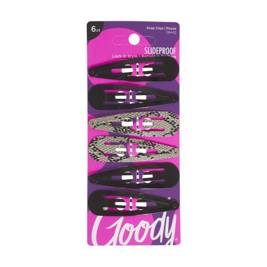 Goody Classics Medium Sandswirl Contour Clip, 6 CT