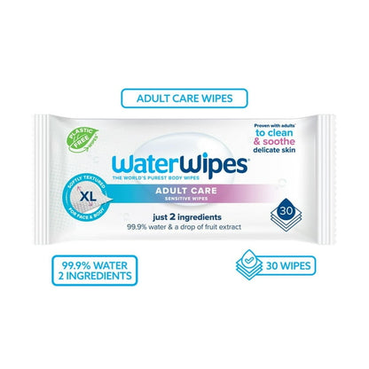 WATERWIPES ADULT CARE PA 30