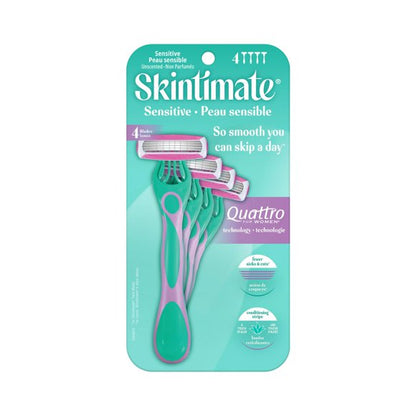 SKINTIMATE SENS PEACE MIND 4 BLD RAZOR 4