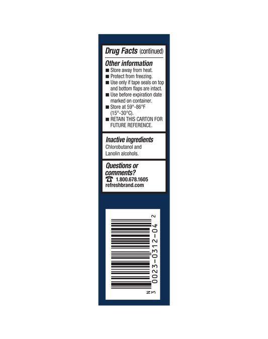 REFRESH LACRI-LUBE DRY EYE 3.5GM