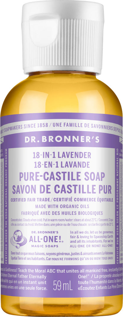 Dr. Bronners Lavender 2oz (12in) Castile Soap