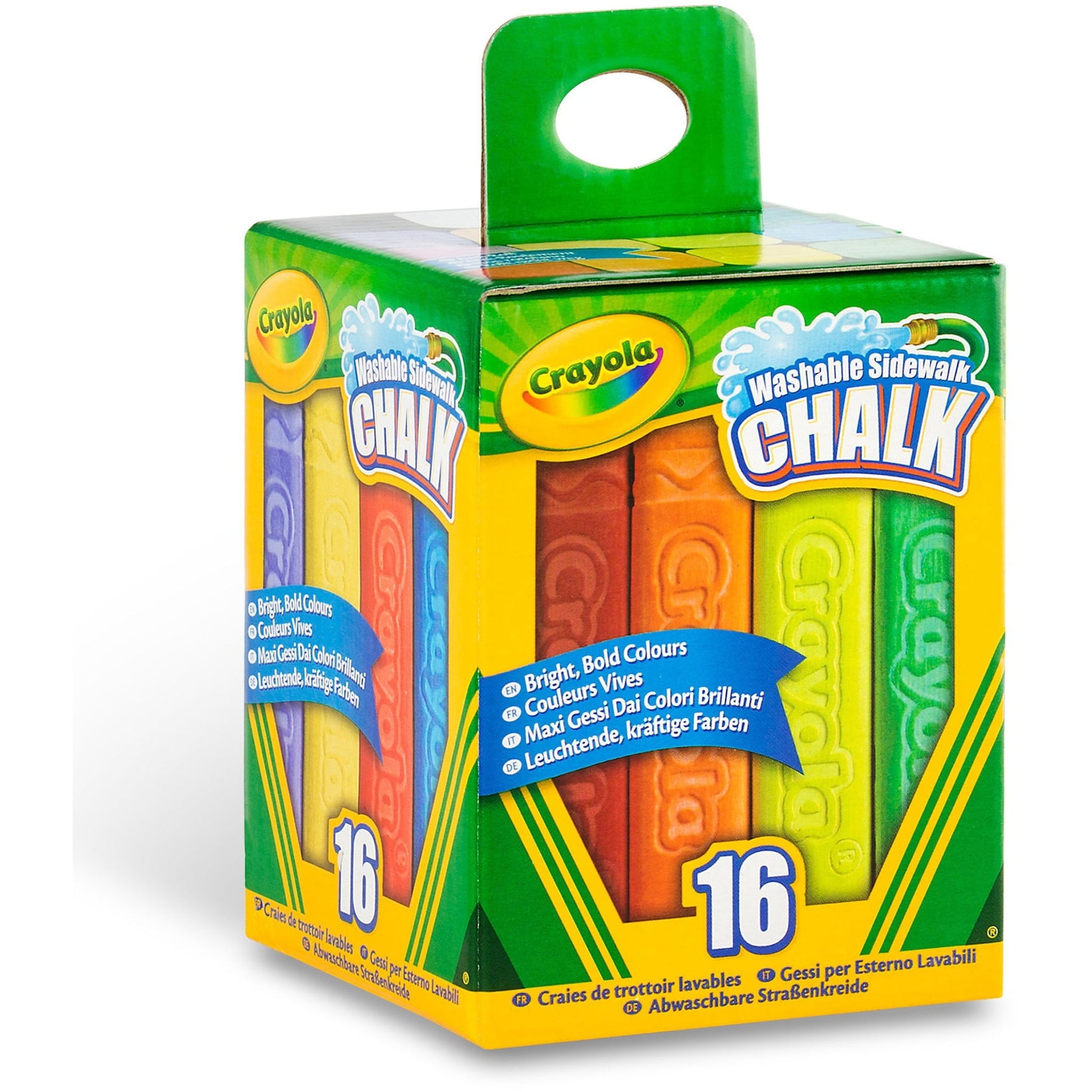 Crayola Washable Sidewalk Chalk, 16 count