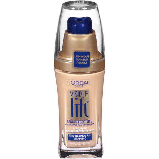 L'ORÉAL PARIS Visible Lift Serum Absolute Lightweight Foundation, 147 Creamy Natural, 1 oz